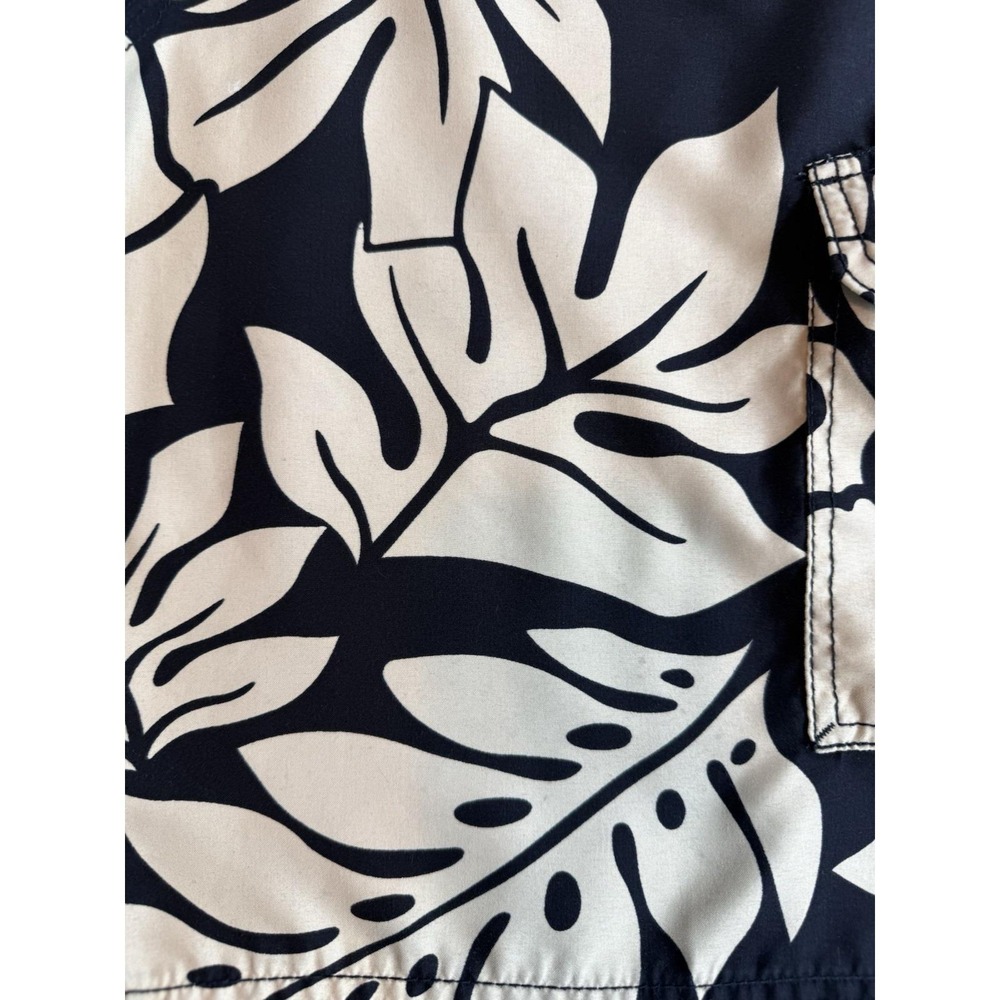 Hawaiian Performance Surfwear Cargo Swim Trunks Floral Board Shorts Mens Size 32 - Picture 13 of 14
